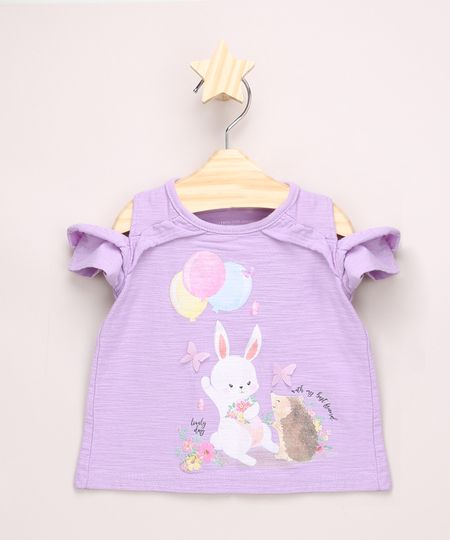 Blusa-Infantil-Open-Shoulder-Coelhinho-com-Glitter-Manga-Curta--Lilas-9966892-Lilas_1 Blusa-Infantil-Open-Shoulder-Coelhinho-com-Glitter-Manga-Curta--Lilas-9966892-Lilas_1