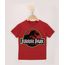 Camiseta-Infantil-Jurassic-Park-Flocada-Manga-Curta-Vermelha-9968785-Vermelho_1