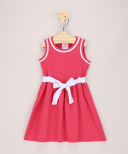 Vestido-Infantil-com-Faixa-para-Amarrar-Sem-Manga-Pink-9973993-Pink_1 Vestido-Infantil-com-Faixa-para-Amarrar-Sem-Manga-Pink-9973993-Pink_1