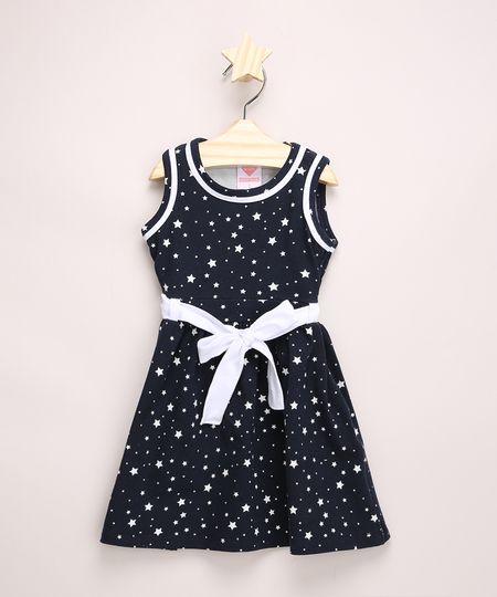 Vestido-Infantil-Estampado-de-Estrelas-com-Faixa-Para-Amarrar-Sem-Manga-Azul-Marinho-9973992-Azul_Marinho_1 Vestido-Infantil-Estampado-de-Estrelas-com-Faixa-Para-Amarrar-Sem-Manga-Azul-Marinho-9973992-Azul_Marinho_1