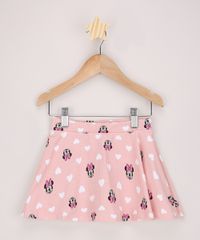 Short-Saia-Infantil-Minnie-Estampado-de-Coracoes-Rosa-Claro-9968351-Rosa_Claro_1