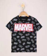 Camiseta-Infantil-Herois-Marvel-Estampada-Manga-Curta-Preta-9968665-Preto_1