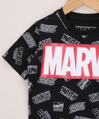 Camiseta-Infantil-Herois-Marvel-Estampada-Manga-Curta-Preta-9968665-Preto_4