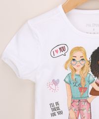 Blusa-Infantil--Best-Friends-Forever--com-Glitter-Manga-Curta-Off-White-9965732-Off_White_4
