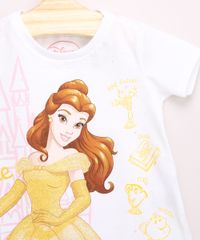 Blusa-Infantil-Ampla-Princesa-Bela-com-Glitter-Manga-Curta-Off-White-9967474-Off_White_4