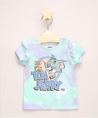 Blusa-Infantil-Estampada-Tie-Dye-Tom-e-Jerry-com-Babado-na-Manga-Multicor-9967917-Multicor_1