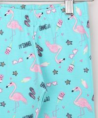 Calca-Legging-Infantil-Estampada-de-Flamingos-Verde-Agua-9966635-Verde_Agua_3