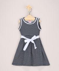 Vestido-Infantil-Listrado-com-Faixa-para-Amarrar-Sem-Manga-Azul-Marinho-9973991-Azul_Marinho_1