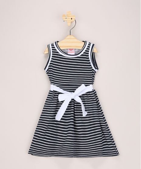 Vestido-Infantil-Listrado-com-Faixa-para-Amarrar-Sem-Manga-Azul-Marinho-9973991-Azul_Marinho_1