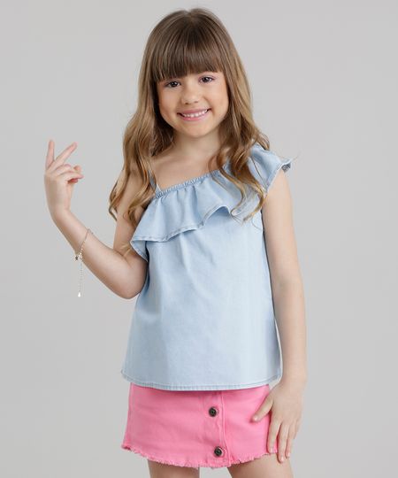 Blusa-Jeans-um-Ombro-So-com-Babado-Azul-Claro-8750612-Azul_Claro_1 Blusa-Jeans-um-Ombro-So-com-Babado-Azul-Claro-8750612-Azul_Claro_1