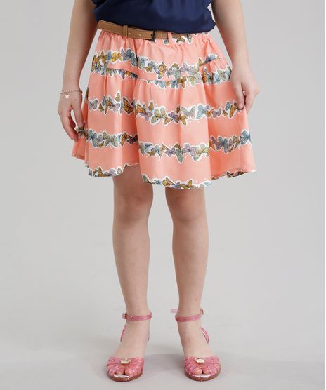 Short-Saia-Estampada-de-Borboletas-com-Cinto-Coral-8681766-Coral_1