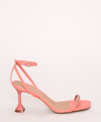 Sandalia-Feminina-Oneself-Salto-Taca-Medio-com-Strass-Coral-9970723-Coral_2