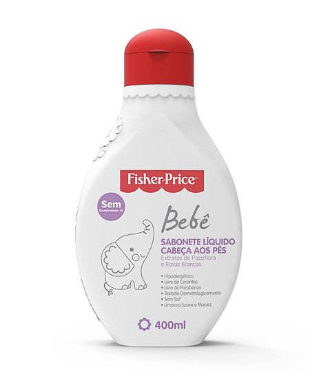 Sabonete-Liquido-Bebe-Fisher-Price-Cabeca-aos-Pes-400ml-Unico-9972746-Unico_1 Sabonete-Liquido-Bebe-Fisher-Price-Cabeca-aos-Pes-400ml-Unico-9972746-Unico_1