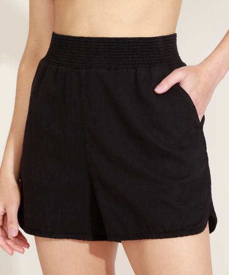 Short Feminino Mindset Running Cintura Alta com Bolsos Preto - 40 Menor preço em Short Feminino Mindset Running Cintura Alta com Bolsos Preto - 40