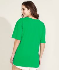 T-Shirt-Feminina-Mindset-Oversized--You-Are-Magic--Flocada-Manga-Curta-Decote-Redondo-Verde-9972967-Verde_4