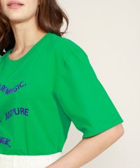 T-Shirt-Feminina-Mindset-Oversized--You-Are-Magic--Flocada-Manga-Curta-Decote-Redondo-Verde-9972967-Verde_5