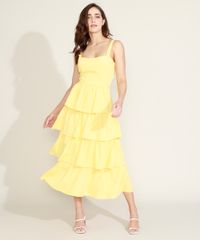 Vestido-Feminino-Mindset-Midi-em-Camadas-Alca-Media-Amarelo-9840951-Amarelo_3