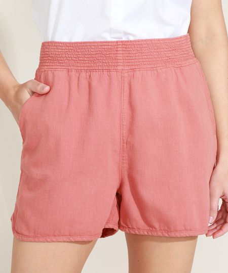 Short Feminino Mindset Running Cintura Alta com Bolsos Rosa - 40 Menor preço em Short Feminino Mindset Running Cintura Alta com Bolsos Rosa - 40