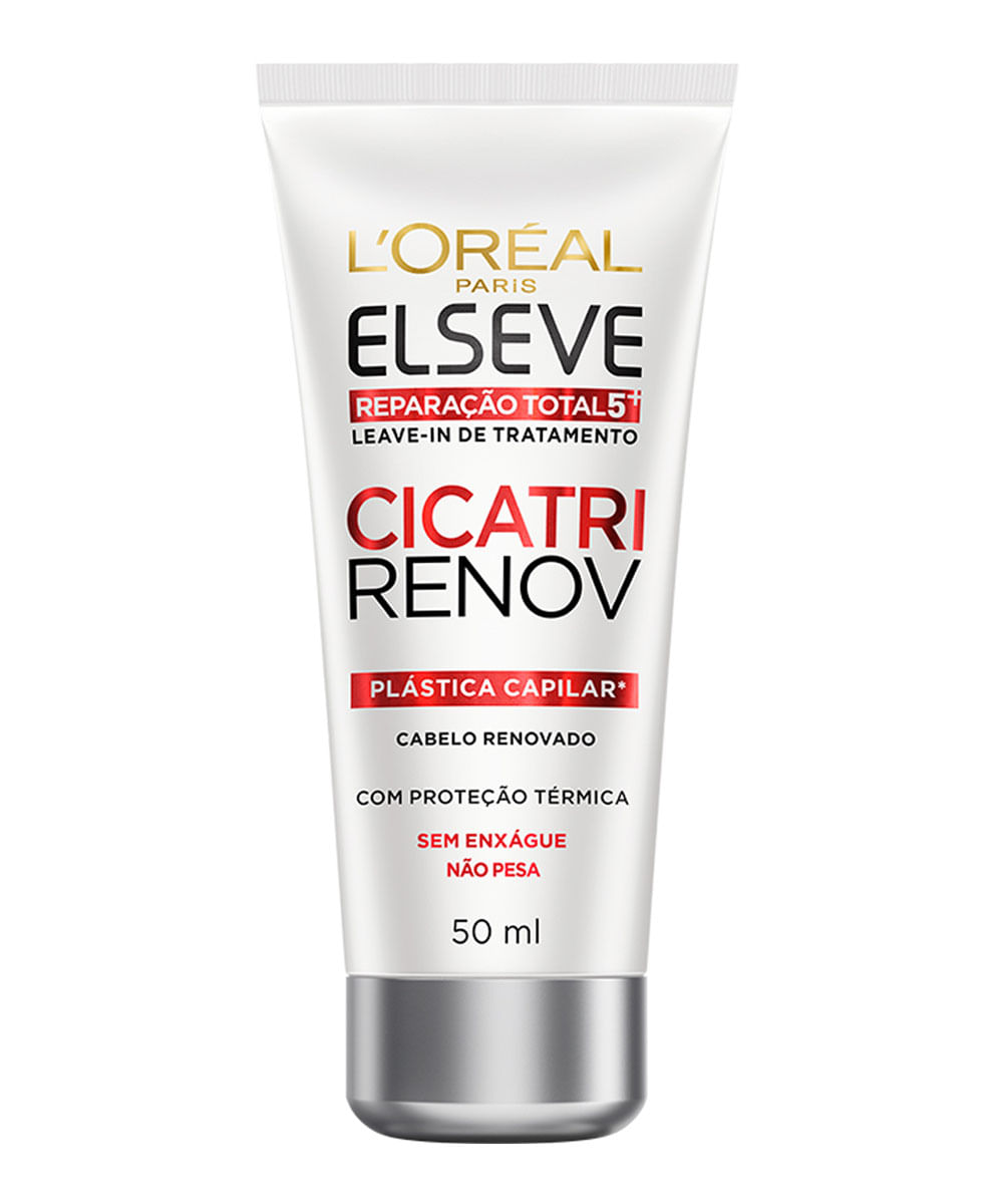 Leave-In de Tratamento Elseve L'Oréal Paris Cicatri Renov 50ml Único Leave-In de Tratamento Elseve L'Oréal Paris Cicatri Renov 50ml Único