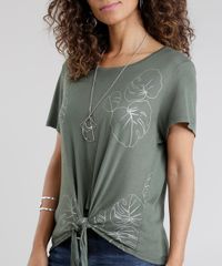 Blusa-com-Estampa-de-Folhagem-Verde-Militar-8745133-Verde_Militar_4