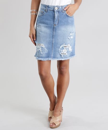 Saia-Jeans-Destroyed-Azul-Medio-8792492-Azul_Medio_1 Saia-Jeans-Destroyed-Azul-Medio-8792492-Azul_Medio_1