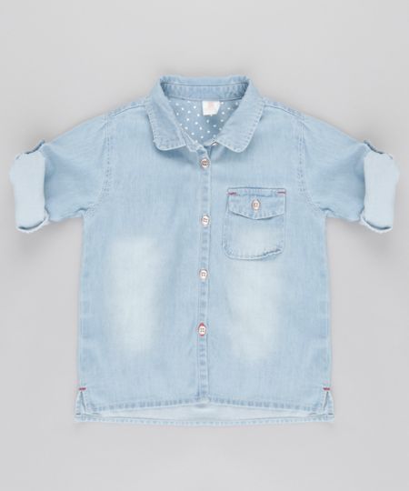 Camisa-Jeans-em-Algodao---Sustentavel-Azul-Claro-8651578-Azul_Claro_1 Camisa-Jeans-em-Algodao---Sustentavel-Azul-Claro-8651578-Azul_Claro_1