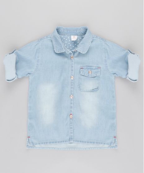 Camisa-Jeans-em-Algodao---Sustentavel-Azul-Claro-8651578-Azul_Claro_1
