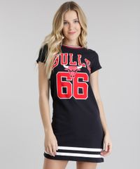 Vestido-NBA-Chicago-Bulls-Preto-8510552-Preto_1