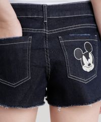 Short-Jeans-Relaxed-Mickey-com-Patchs-Azul-Escuro-8705982-Azul_Escuro_4