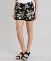 Short-Running-Estampado-Floral-Preto-8695900-Preto_1