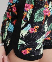 Short-Running-Estampado-Floral-Preto-8695900-Preto_4