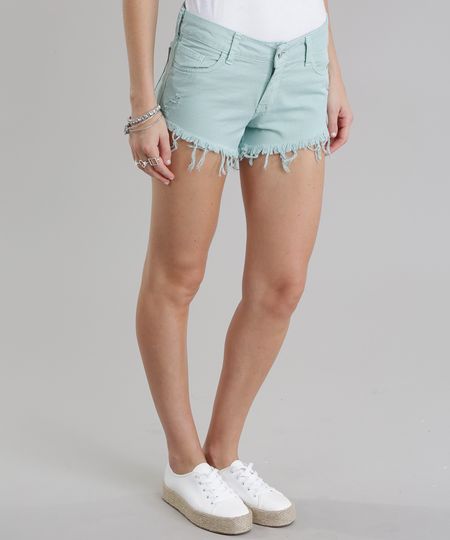 Short-Relaxed-Destroyed-Verde-Claro-8785176-Verde_Claro_1 Short-Relaxed-Destroyed-Verde-Claro-8785176-Verde_Claro_1