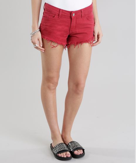 Short-Relaxed-Destroyed-Vinho-8785178-Vinho_1