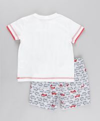 Conjunto-de-Camiseta--Smile--Off-White---Bermuda-Estampada-em-Algodao---Sustentavel-Cinza-Claro-8676871-Cinza_Claro_2