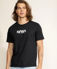 Camiseta-Masculina-NASA-Manga-Curta-Gola-Careca-Preta-9961602-Preto_1