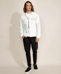 Calca-de-Moletom-Masculina-Relaxed-Slim-Listrada-com-Recortes-e-Bolsos-Preta-9963083-Preto_3