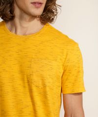 Camiseta-Masculina-Basica-com-Bolso-Manga-Curta-Gola-Careca-Mostarda-9286099-Mostarda_4