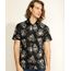Camisa-Masculina-Tradicional-Estampada-de-Caveiras-e-Folhagem-Manga-Curta-Preta-9942448-Preto_1