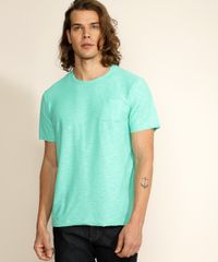Camiseta-Masculina-Basica-Flame-com-Bolso-Manga-Curta-Gola-Careca-Verde-Agua-9971230-Verde_Agua_1