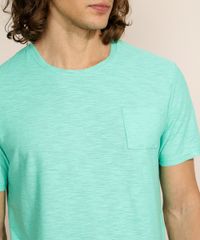 Camiseta-Masculina-Basica-Flame-com-Bolso-Manga-Curta-Gola-Careca-Verde-Agua-9971230-Verde_Agua_4