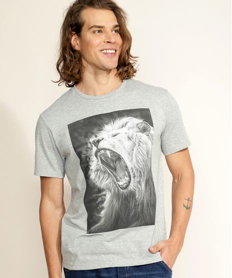 Camiseta-Masculina-Leao-Manga-Curta-Gola-Careca-Cinza-Mescla-9961563-Cinza_Mescla_1