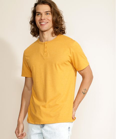 Camiseta-Masculina-Basica-Manga-Curta-Gola-Portuguesa-Mostarda-9964951-Mostarda_1