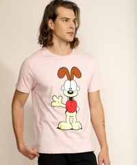 Camiseta-Masculina-Odiei-Garfield-Manga-Curta-Gola-Careca-Rosa-Claro-9974911-Rosa_Claro_5