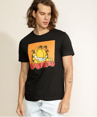 Camiseta-Masculina-Garfield-Manga-Curta-Gola-Careca-Preta-9974913-Preto_1