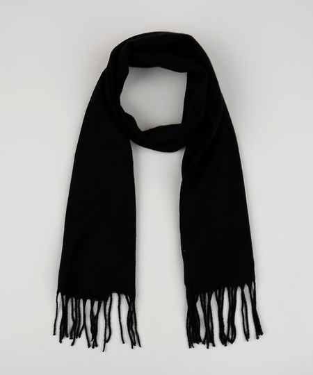 Cachecol-Feminino-com-Franjas-Preto-8184845-Preto_1