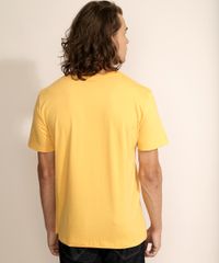 Camiseta-Masculina-Basica-com-Bordado-Manga-Curta-Gola-Careca-Mostarda-9970354-Mostarda_2