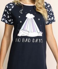 Camisola-Feminina-Raglan-Unicornio-Manga-Curta-Azul-Marinho-9782045-Azul_Marinho_4