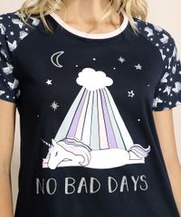 Camisola-Feminina-Raglan-Unicornio-Manga-Curta-Azul-Marinho-9782045-Azul_Marinho_6