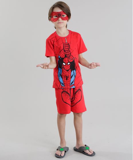 Pijama-Homem-Aranha-com-Mascara-Vermelha-8728805-Vermelho_1