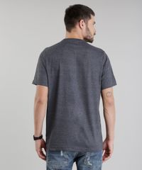 Camiseta-com-Bolso-Estampado-de-Coqueiros-Cinza-Mescla-Escuro-8775532-Cinza_Mescla_Escuro_2